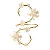 Golddraht umwickelt Drahtumwickelt Armreif Handgemachter Statement Armschmuck Elegantes Blumiges Armband Damen
