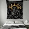 Dark Soul Wall Tapestry Aesthetic Wall Hanging Printed Fabric Blanket Decorative Tapestries for Bedroom Living Room Home Decor