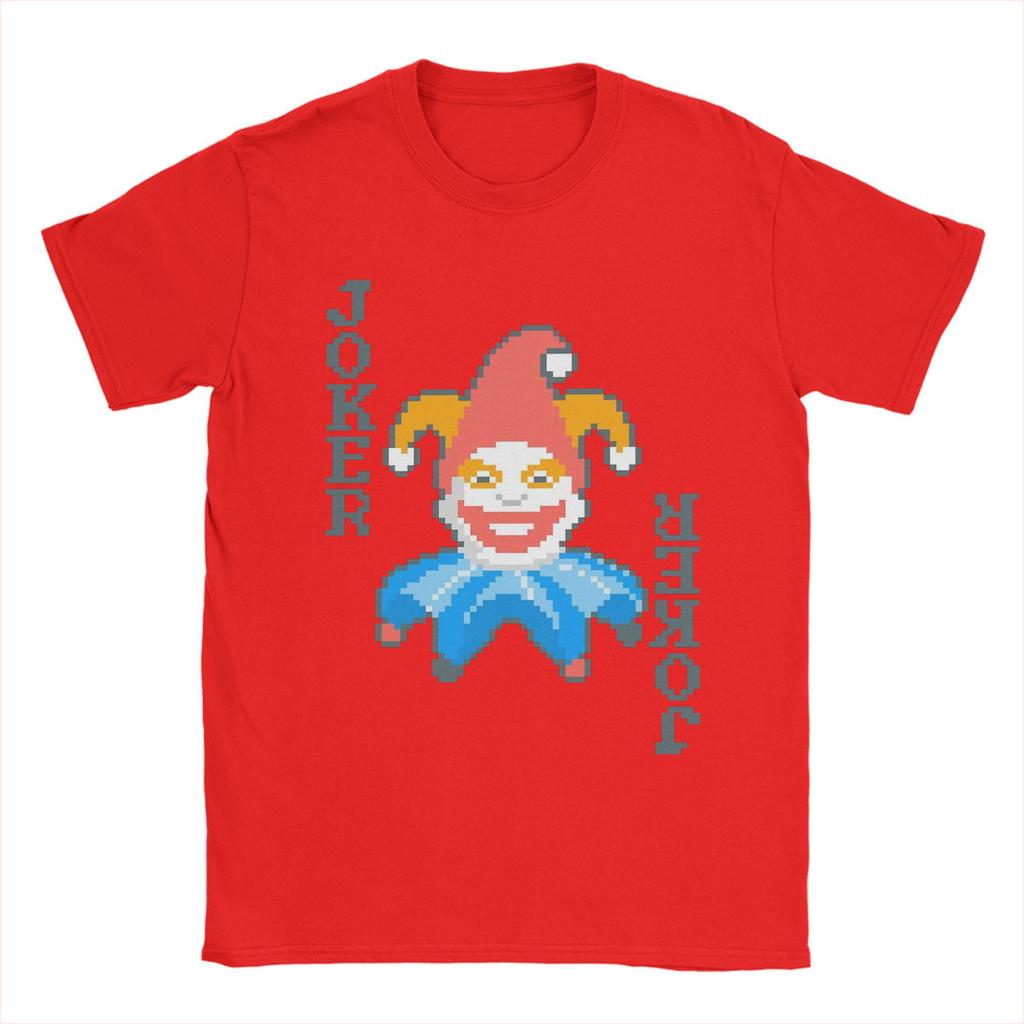 Balatro Game Card Joker Jimbo T-Shirts Men Clown Leisure Cotton Tees Round Neck Short Sleeve T Shirts Plus Size Clothing