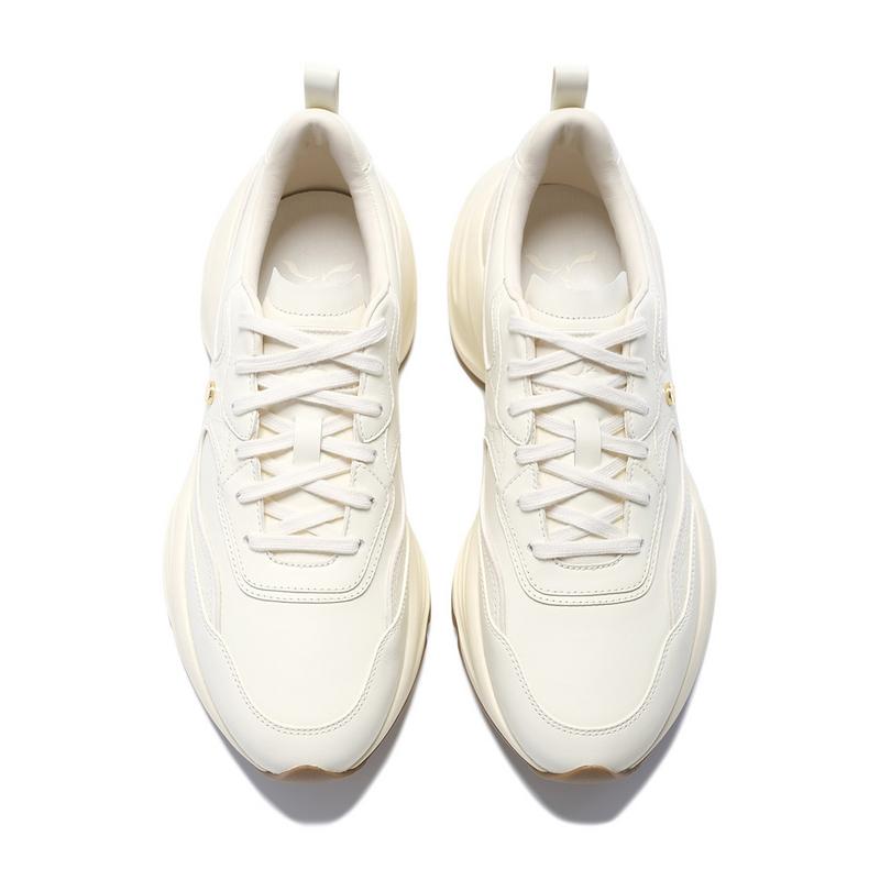 Li-Ning 1990 Classic Series Lightweight High Resilience Casual Shoes Men Sneakers Off-White ALJU017-1