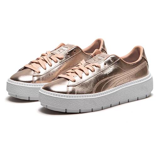 PUMA Basket Platform Trace Luxe Dusty Coral Womens 367852-01