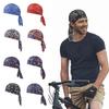 Quick Dry Hijab Caps Paisley Print Cycling Head Wrap Lightweight Pirate Hat Running