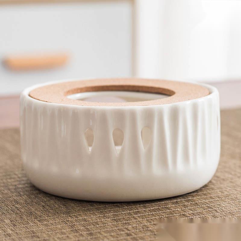 Ceramic Teapot Holder Base Tea Heater Insulation Base Tea Coffee Tea Heater Water Heater Teaware Heating Base