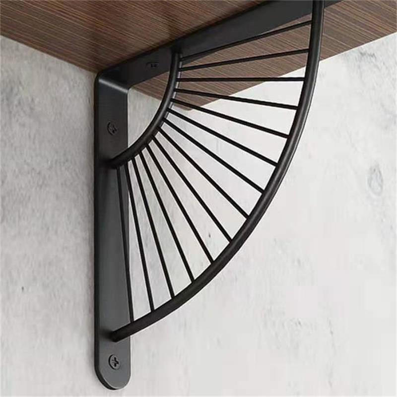 Simple Wall-mounted Shelves L Bracket Metal Shelves Partition Iron Z Bracket A Word Plate Bracket