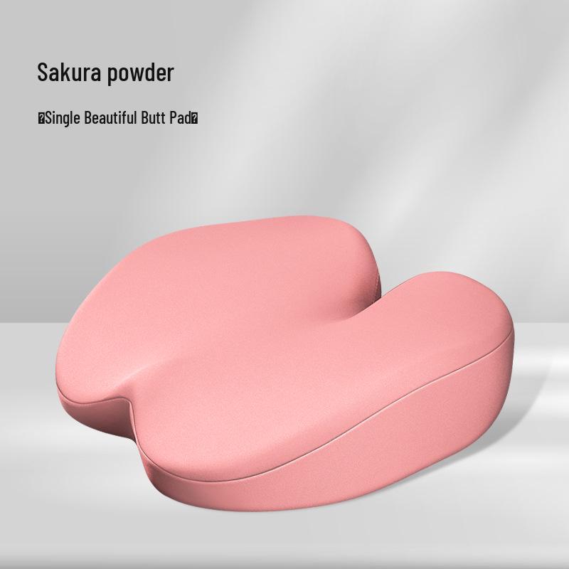 Universal Memory Foam Seat Cushion for All Seasons - Ergonomic Height-Enhancing and Hip-Support Design