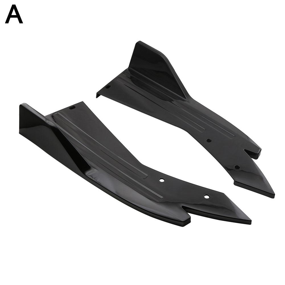 

Пара универсальных автомобильных спойлеров на задний бампер, губа из углеродного волокна, защита крыла, диффузор, защита от столкновений, боковая юбка, угловой сплиттер