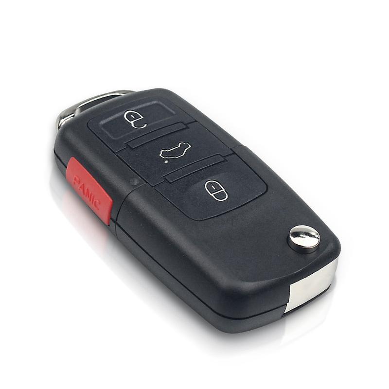 KEYYOU For VW Volkswagen Jetta Beetle Golf GTI Passat Flip Key Car Remote Key Entry Transmitter Fob 315Mhz ID48 Chip 1J0959753AM
