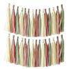 Colorful Paper Streamers Hanging Ornament for Wedding Decoration Baby Showers Birthday Holiday Party Supplies