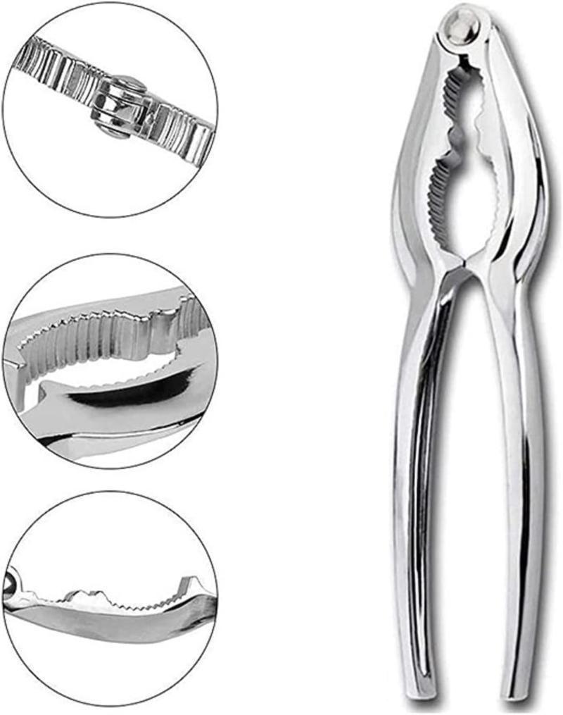 19Pcs Seafood Tool Set Nut Cracker Set Include 4 Lobster Crab Mallets 4 Crab Crackers 4 Lobster Shellers 4 Crab Leg Forks/picks 2 Seafood Scissors