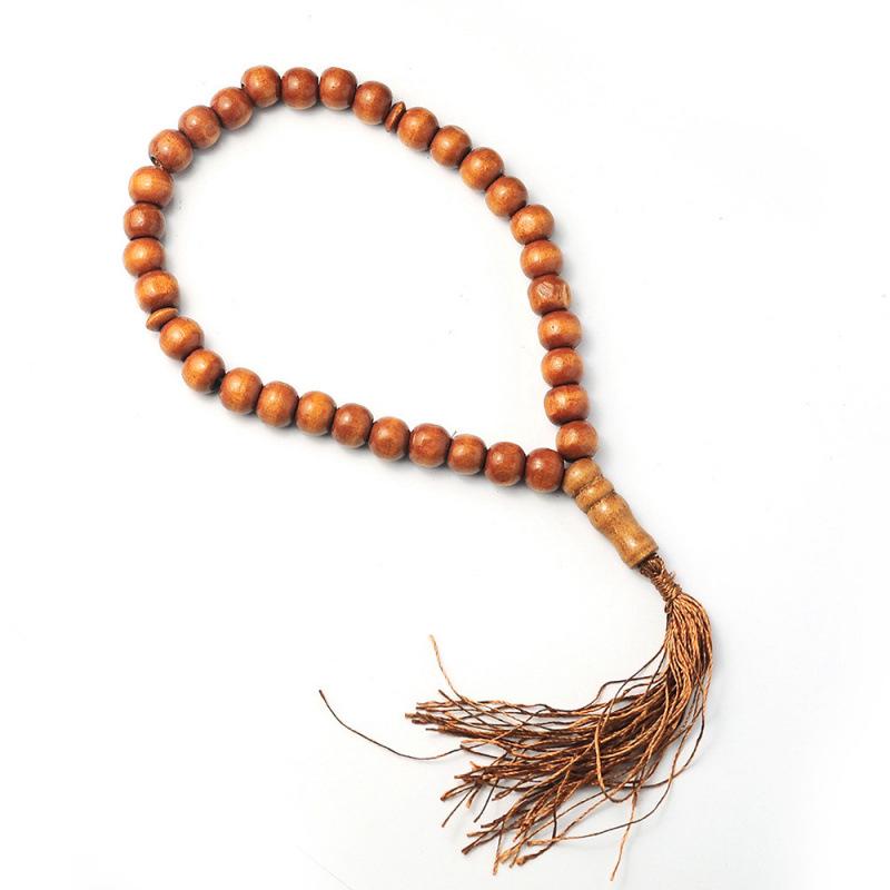 Tesbih Bracelet: 33-Bead Middle Eastern Wristband with South American Design
