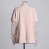 2025 Women's Autumn Commuter Long Sleeve Suit Jacket with Lapel and Sheer Paneling