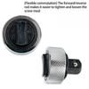 Socket Wrench 1/4 3/8 1/2inch Gear Drive Palm Finger Reversible