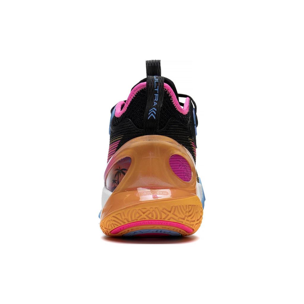 Li Ning Sonic 10 Ultra Durable Breathable Mid-Top Basketball Shoes Men Sneakers Black Blue Brown ABAS145-5