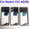 Middle Frame Housing Bezel For Xiaomi Redmi 13C 4G 5G LCD Front Housing Middle Frame Bezel Chassis Shell Replacement Parts