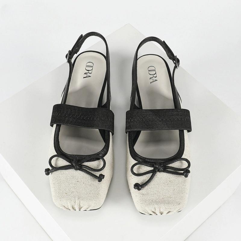 Fashion 2025 Autumn Winter Bow Mary Janes Shoes Flats for Women Fashion Casual Solid Color Flats Ladies New Designer Shoes Woman Sandals