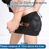 1pair Sports Anti-collision Sponge Anti-fall Knee Pads Football Basketball Fitness Roller Skating Protective Gear Anti-fall