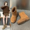 Snow boots women's winter velvet thickened waterproof sub-zero thick-soled short boots women