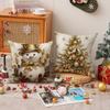 Weihnachts-Kissenbezug Autositzkissen Indoor Vielseitige Feiertagsdekoration Sofakissen