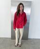 Poeteuseoul Pintuck Line Shirt_Red