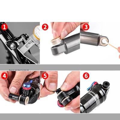 MTB Rear Shock Bushing OD 15mm 22 - 68mm Shock Absorber DU Bushing Universal Aluminum Alloy Bike Rear Shock Absorber