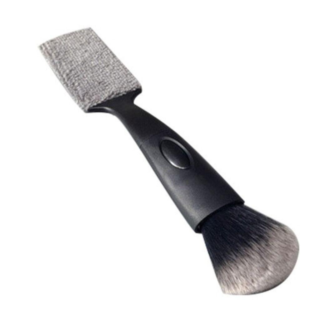 

Detachable Double-ended Car Brush Soft Air Outlet Clean Tool Car Interior Cleaning Brush Wheel Hub зелений