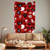Cute Halloween Tapestry Pink Skull Pumpkin Home Decor Aesthetics Festivals Gift Living Room Party Backdround Cloth Sofa Blanket