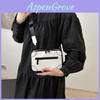 Stylish Men's Casual Crossbody Bag Fashionable Minimalist Commuter Small Square Bag
