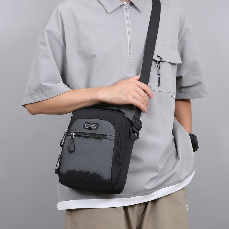 Herren-Umhängetasche, lässige Herrentasche, wasserdicht, multifunktionale Umhängetasche für den Außenbereich