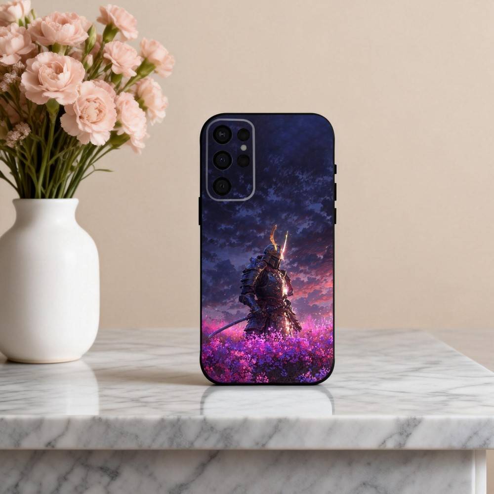 J-Japanese B-Bushido S-Samurai  Phone Case For Samsung S25,24,23,22,30,21,10,9,Ultra,Plus,Lite,FE,4,5 G Soft Black Case