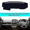 Car Inner Dashboard Cover Dash Mat Carpet Cape Cushion For Honda CR-V CRV  2002 2003 2004 2005 2006 Sedan LHD RHD Car Styling