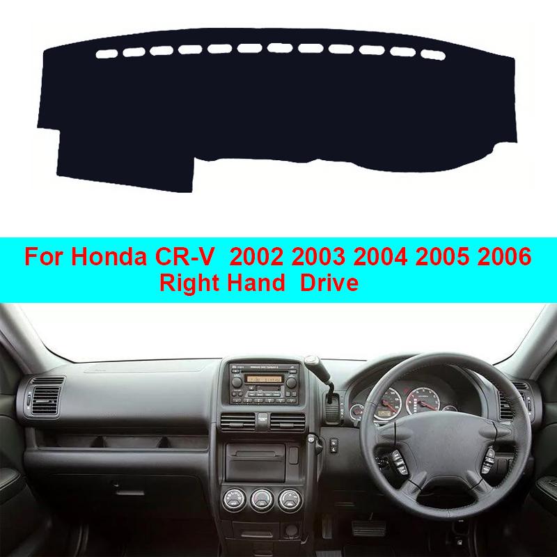 Car Inner Dashboard Cover Dash Mat Carpet Cape Cushion For Honda CR-V CRV 2002 2003 2004 2005 2006 Sedan LHD RHD Car Styling