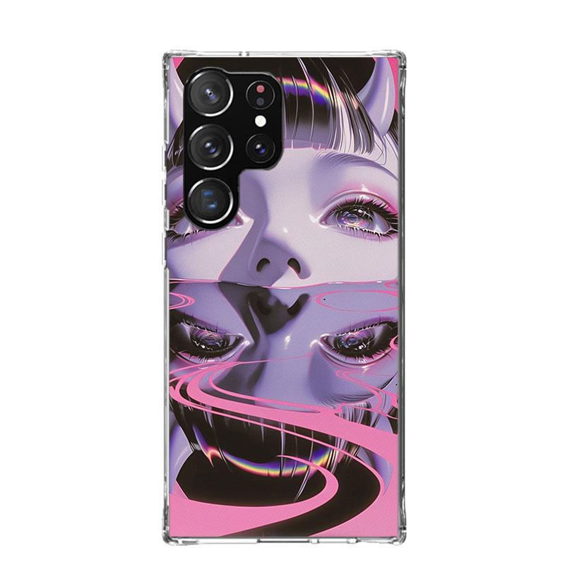 Girl Art Punk Phone Case For Samsung Galaxy S26 S25 Edge S24 S23 FE S22 Ultra S21 Plus S20 + Fundas Cover Coque Galaxy S25 S24 S
