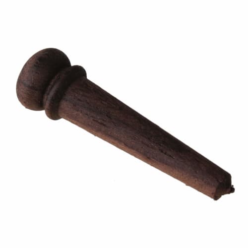 Yibuy 6-Pack Acoustic Guitar Rosewood Bridge Pins with Shell Dots, 6-String, Handcrafted from Wood for Better Vibration Transmission, Shell Decoration