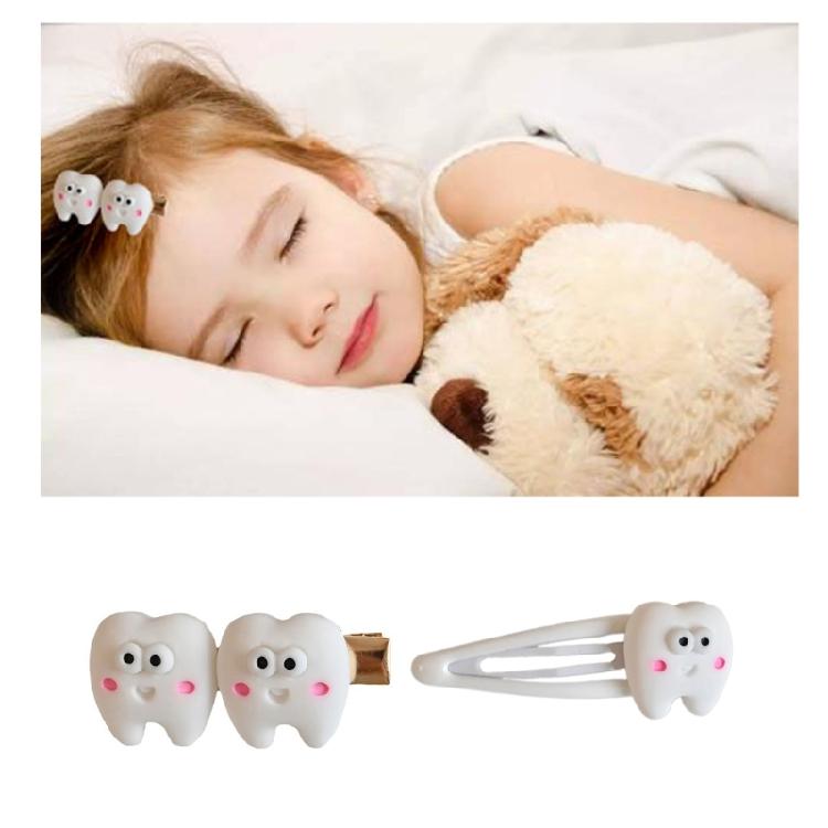 Cute Tooth Harajuku Snap Clip Y2K Girls Hairpin Sweet Handmade HairPins