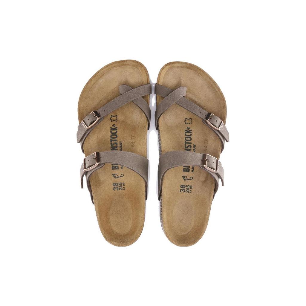Birkenstock Mayari Casual Fashion Breathable Sandals Unisex Sandals Brown 0071061