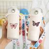 1 Roll Butterfly Flower Stickers, Suitable for Home and Office Wall Decoration, Laptops, Water Bottles, Decorative Stickers