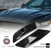 Car Carbon Fiber Copy Universal Front Hood Air Intake Trim Scoop Vent Guards Engine Hood Decoration Exterior Accessories