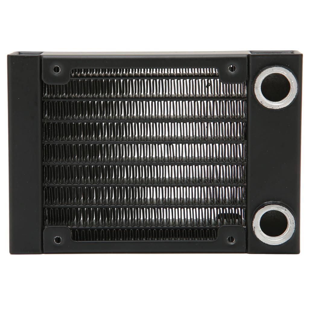 Aluminum Heat Exchanger 8 Pipes G1 4 Thread 80mm Water Cooling System with Screws for Engraving Machine Printer