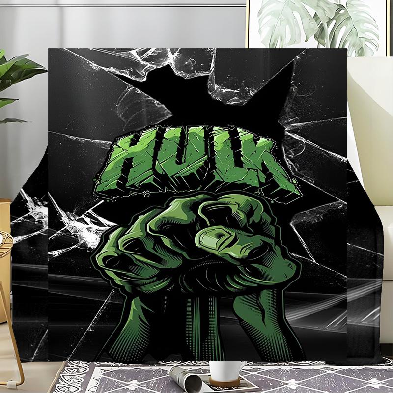 Hero Power Breaks Through Blanket Flannel Throw for Sofa, Indoor, Camping, Living Room, Office, Chair, And Bed Soft Birthday Gift