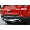 For Jeep Compass 2017- Chrome Rear Bumper Reflector Fog Light Lamp Cover