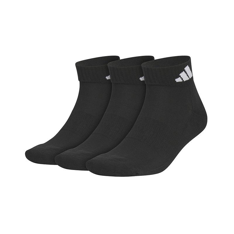 Adidas Ankle Socks Unisex 3 Pack Black JC9271 L