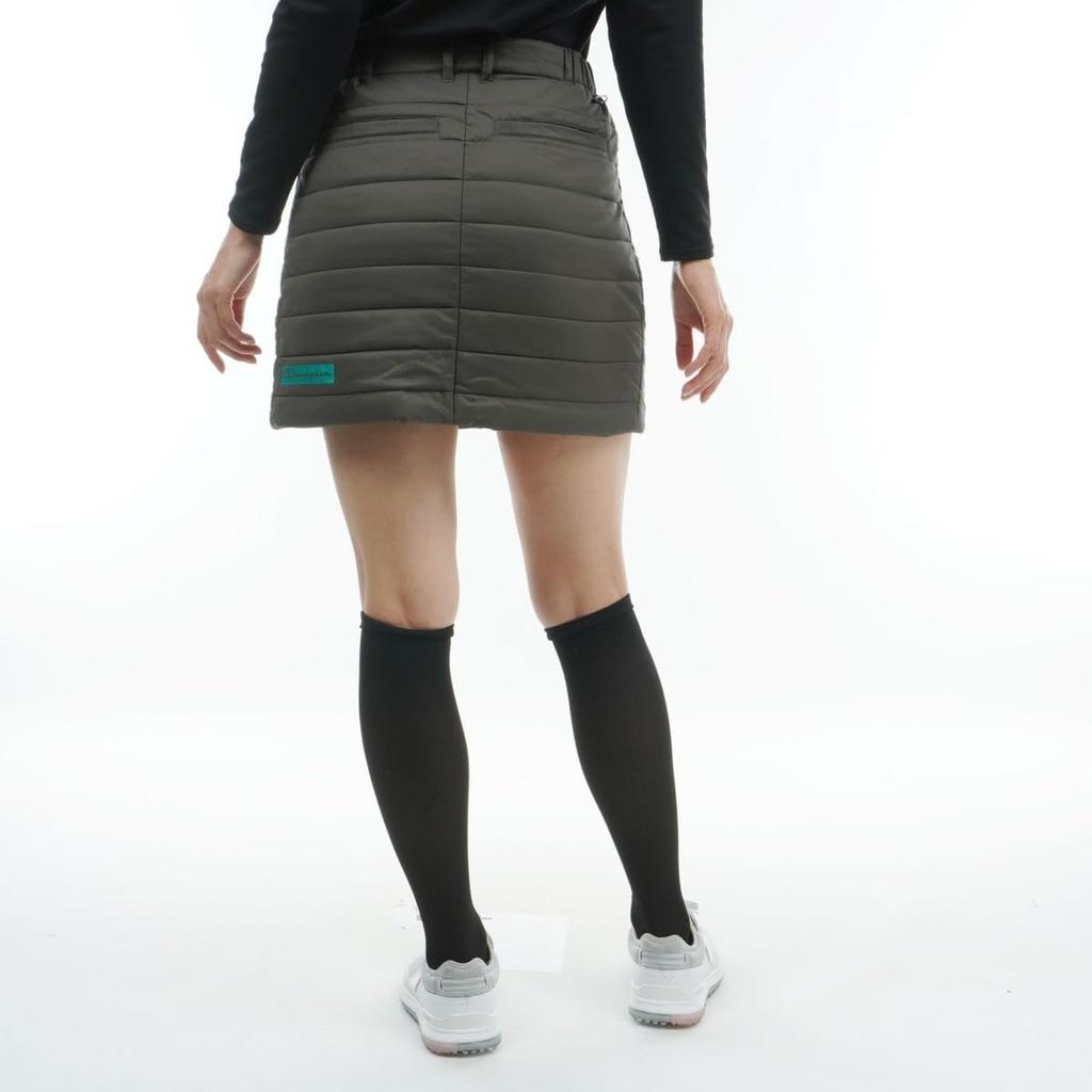 Champion Windproof Script Logo Golf Charcoal Women's Stretch, Warm, Water-Repellent, Skirt, Bottoms, CW-YG206,