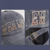Retro Washed Baseball Cap for Men Women, Polyester Material with Letter Design, Adjustable Strap Closure,Suitable for Daily Wear
