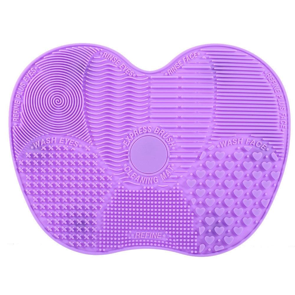 RANCAI 1Pcs Big Silicone Brush Cleaning Mat Make Up Brush Cleaner Brushes Cleanser Cosmetic Clean Tools For Eyes Face Brushes