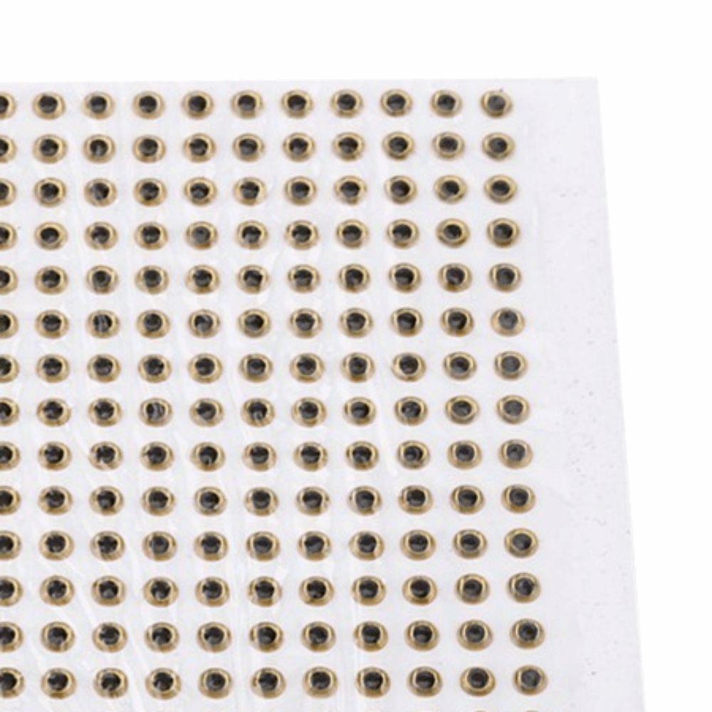 500PCS 3/4/5 Mm Fishing Lure Eye Waterproof Fake Fishing Eyes Artificial Fish Eyes  Fly Tying