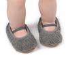 Warm Cotton Furry Baby Walking Shoes for 0-1 Year Olds - Indoor Autumn/Winter Wear