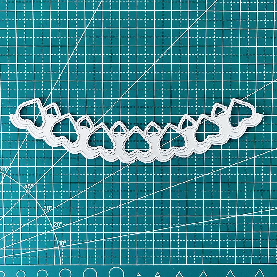 Srdíčka Kovové vyřezávací šablony Šablona pro DIY Scrapbooking Fotoalbum Embosování Papírové karty Řemesla Výřezy