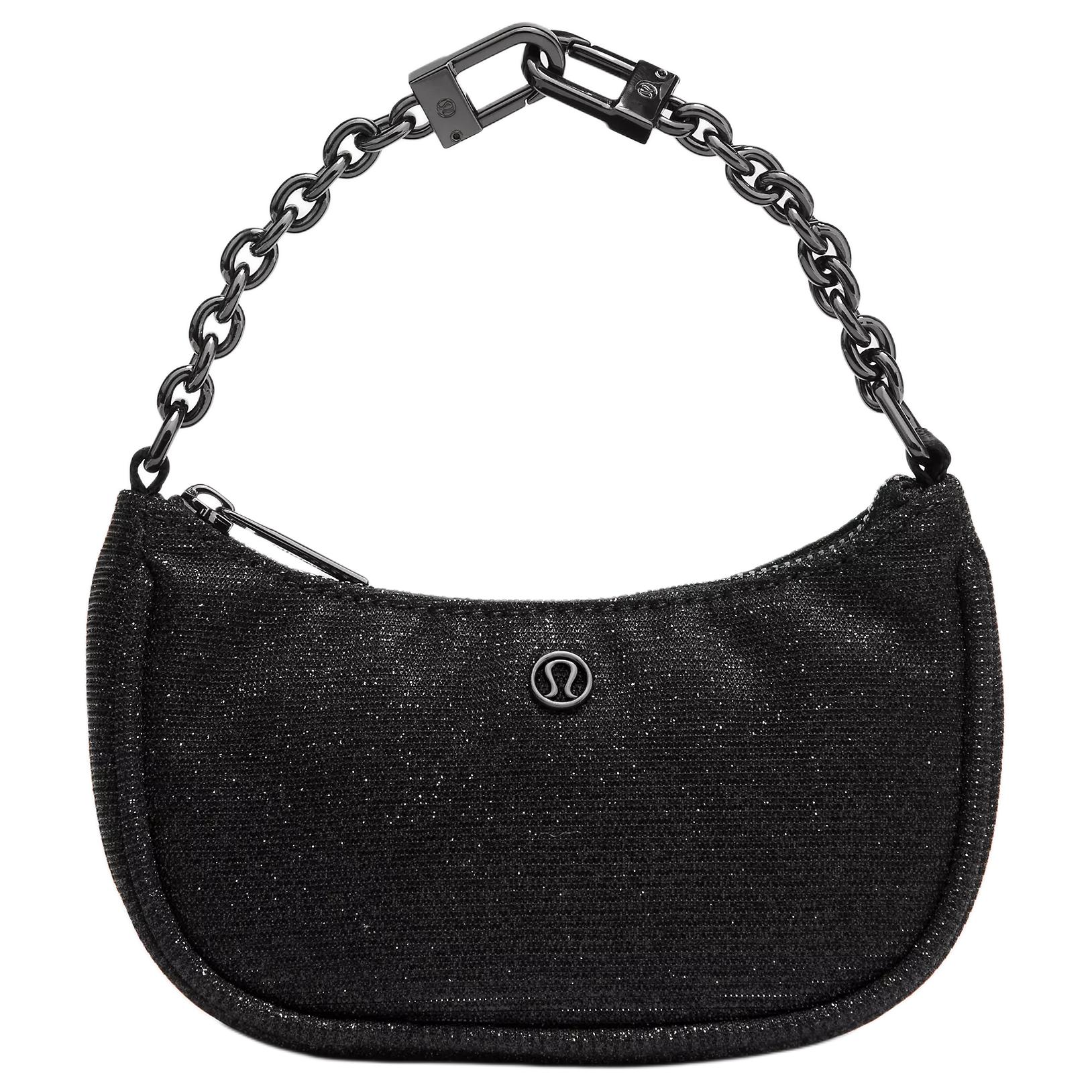 

Lululemon City Essentials Brand Logo Tote Mini Shoulder Bag Women bags Black Gun-Grey LW9FW1S-069830 Black & Gunmetal Gray