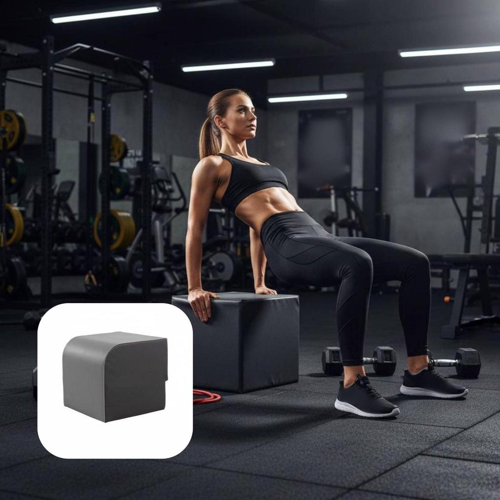 Hip Thrust Bench Box Multi-Function Bridge Training Home Gym Lift