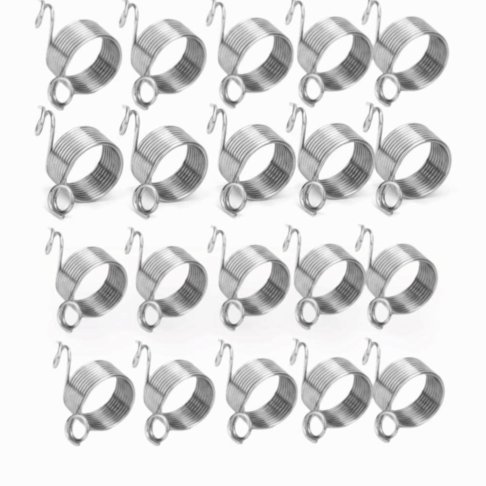 20Pcs Stainless Steel Knitting Thimble Guide Finger Wear Design Knitting Tools For Knitting Crafts